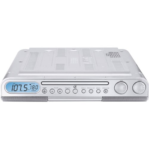 Electronics: GPX KC218S Under Cabinet CD Player with AM/FM Stereo Radio and Digital Readout  Silver 