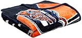 MLB 60-Inch-by-80-Inch Raschel Plush Blanket Speed Design