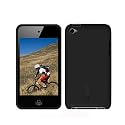 TeckNet iPod Touch 4G Silicone Case & 2 x Screen Protectors for New Apple iPod Touch 4th Generation - 8GB 32GB 64GB - Black