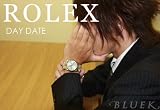 ロレックス Ref.118206 オイスターパーペチュアル デイデイト プラチナ無垢 ダイヤインデックス アイスブルー メンズ