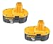 DEWALT DC9096-2 18-Volt XRP 2.4 Amp Hour NiCad Pod-Style Battery, 2 Pack