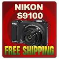 Nikon COOLPIX S9100 12.1 MP CMOS Digital Camera with 18x NIKKOR ED Wide-Angle Optical Zoom Lens and Full HD 1080p Video (Black)