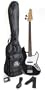 SX Ursa 2 PK RN Black Bass Guitar Package w/Amp, Carry Bag and Instructional DVD