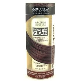 John Frieda Gel cr�me de coiffage lustrant Color Glaze Brilliant Brunette - Revivifie la couleur des cheveux bruns - 190 ml