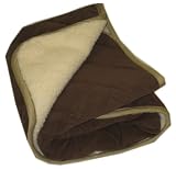 Sporting Goods : Carolina Pet Co.® Quilted Microfiber and Sherpa Pet Throw, CHOCOLATE