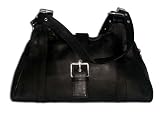 Classy Genuine Leather Shoulder Handbag Bag Purse LSH_BLACKZT_LG1
