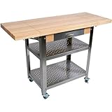 John Boos Edge Grain Maple Cucina Americana Elegante Chef