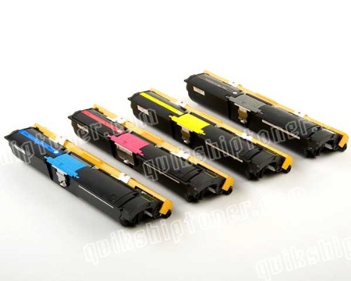 4-PAK of Konica Minolta Toner for Magicolor 2400W / 2430DL / 2450 / 2480MF / 2490MF / 2500W / 2530 /