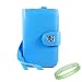 Brand Wallets - Sky Blue Custom VG Brand Wallet Leather Case for Apple iPod Touch 3rd generation + Vangoddy TM, Live*Laugh*Love wrist band!!!