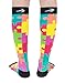 CompressionZ 20-30 mmHg Compression Socks Men & Women - Knee High Support Stockings (Jigsaw, X-Large)
