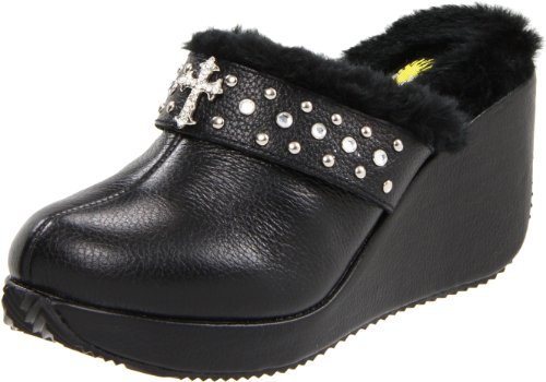Volatile Women's Champlain Clog,Black,9 B US