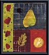 Art Poster Metal Framed Print - Strawberry Collage - Artist: Noya Huynh- Poster Size: 12 X 12