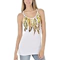Juniors' Xhilaration&reg; Racerback Tank - Feather Collar