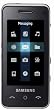 Samsung SGH-F490 UMTS-Smartphone mit Touchscreen (Triband, EDGE, 5MP-Kamera, microSD-Kartenslot) schwarz