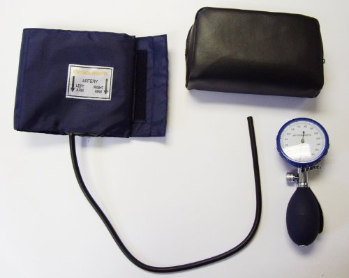 Aneroid Blood Pressure Monitor Kit - Sphygmomanometer with 1 Adult Cuff