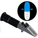 EkoTonick - REFRACTOMETRE pour mesurer le SUCRE 0 A 80% avec Compensation Automatique de Temperature