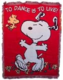 Snoopy Dancing Throw