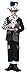 California Costumes Mad Hatter Child Costume, Black/White, Medium