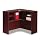 Alera VA294242MY Valencia Series 42 by 42 by 36-Inch Corner Open Storage Hutch, Mahogany