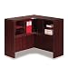 Alera VA294242MY Valencia Series 42 by 42 by 36-Inch Corner Open Storage Hutch, Mahogany