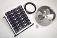 Rand Solar Powered Attic Gable Fan - 27 Watt Solar Panel - 1720 CFM Ventilator Fan - With Thermostat