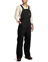 Carhartt Men's Quilt Lined Sandstone Bib Overall