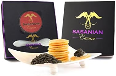 CAVIAR GIFT BOX - 50g SIBERIAN Osetra Caviar - FREE Mother of Pearl Spoon