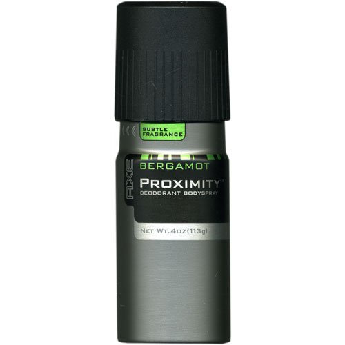 (4 cans) AXE Proximity Bergamot deodorant bodyspray 4 oz each