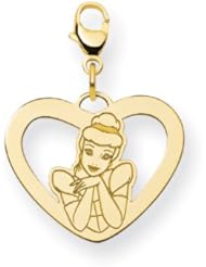 Disney Cinderella Heart Lobster Clasp Char