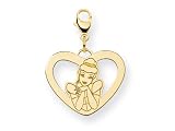 Disney Cinderella Heart Lobster Clasp Char