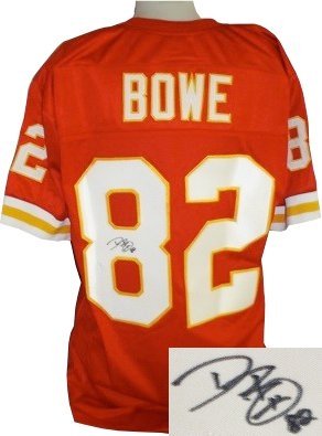 Dwayne Bowe Autographed/Hand Signed Kansas City Chiefs Red Prostyle Jersey
