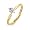14k Yellow Gold Marquise Solitaire Diamond Ring (1/6 ct, I-J Color, I1-I2 Clarity) - Size 5