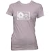 Cassette (white) Ladies Fine Jersey T-shirt, Mauve, L