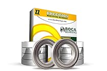 10 Pack - FR188-ZZ (1/4 x 1/2 x 3/16 inch) Flanged Ball Bearing
