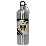 New Orleans Saints Stainless Steel Water Bottle
