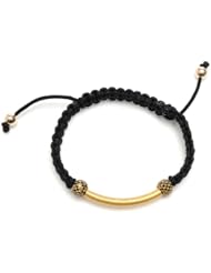 Handmade 18kt Gold 1.12ct Diamond Macrame Bracelet Jewelry