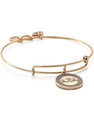 Alex and Ani "Sorority" Alpha Sigma Alpha Expandable Wire Bangle Bracelet