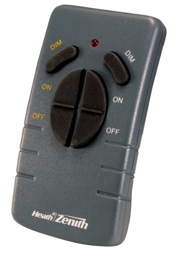 Heath Zenith WC-6005-BK Wireless Command Lighting Remote Control, Black