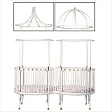 Little Miss Liberty 92-1CTW Disney's Winnie the Pooh Cameo Twin Round Crib Finish: Matte White