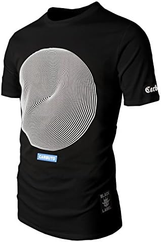 R2P Men's Unique Hologram Short-Sleeve T-Shirts BLACK US M/Asia L (KMTTS0358)