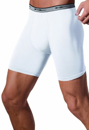 boxer briefs:2-Pack Champion Double Dry ActiveFit Boxer Brief:Black/Grey-Medium Images