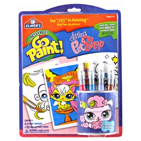 Elmer's Kids Arts and Crafts Littlest Pet Shop gopaint