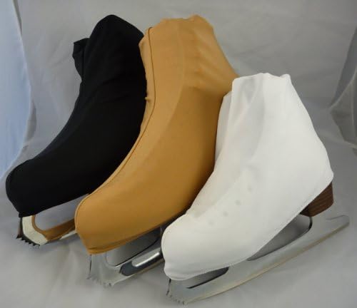 Beige Lycra Skate Boot Covers
