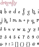 QuicKutz 4x8-DRAGONFL-MU Dragonfly Mini Unicase Alphabet Dies, Alpha
