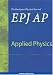 Magazines : European Physical Journal - Applied Physics - Print
