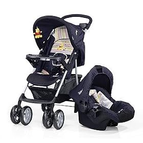 Hauck Shopper 7 travel system in Patch Pooh Navy -Disney