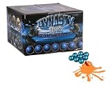 Dynasty Dragon Paintballs - 2000 Rounds - Pearl Blue Shell / Orange Fill