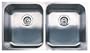 Blanco 501-306 Spex Plus Equal Double Bowl Undermount Kitchen Sink (Satin Finish)