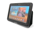 StilGut Executive Case Ledertasche in schwarz aus Leder Etui mit Stand- und Präsentationsfunktion für Samsung Galaxy Tab 10.1 (P7500)