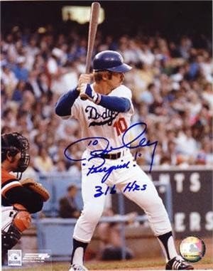 Ron Cey Autographed/Hand signed Los Angeles Dodgers 8x10 Photo with Penguin, 316 HR's inscriptions